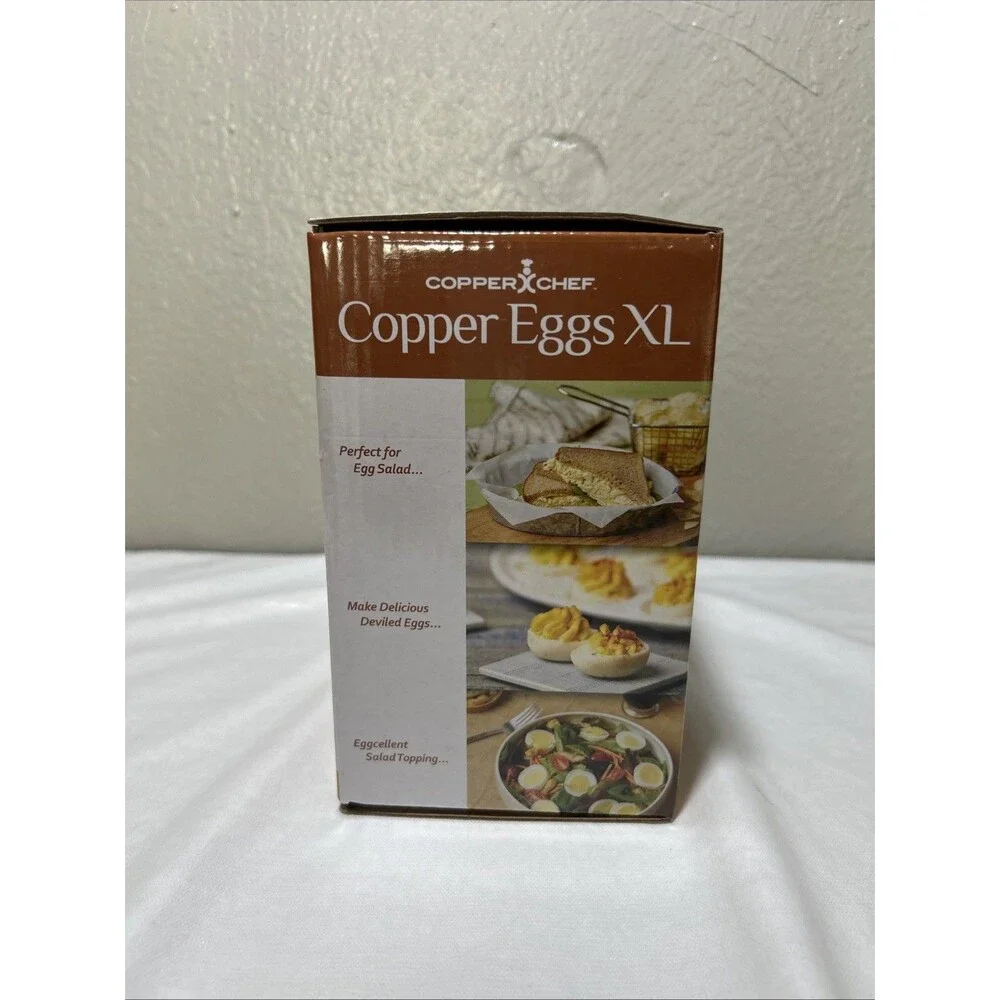 Copper Chef Copper Eggs XL (As Seen On TV) New With Recipe Book
